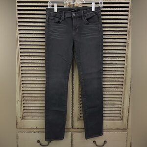 J BRAND stretchy black skinny jeans 26